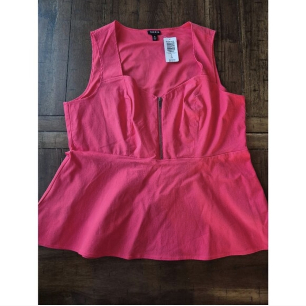 Torrid NWOT Hot Pink Tank, Size 0X